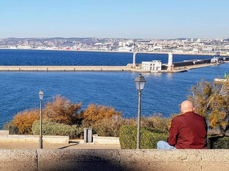 Superbe Appart, Central, Petit Balcon & Vue Place Marseille Extérieur photo