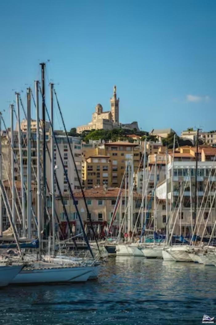 Superbe Appart, Central, Petit Balcon & Vue Place Marseille Extérieur photo